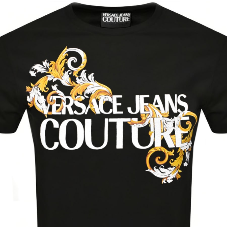 Alternative Image for ProductVersace Jeans Couture Logo T Shirt Black2